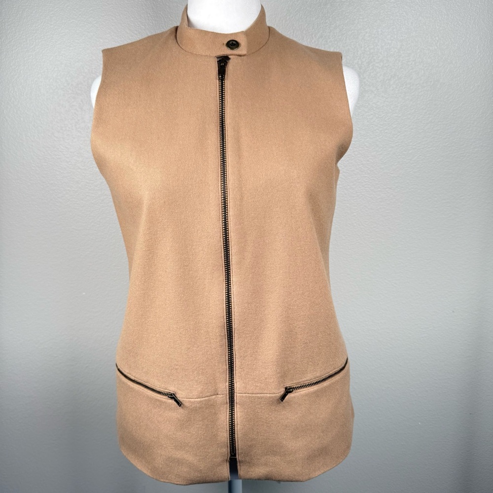 Harve Benard Sport Wool Blend Tan Vest